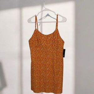 🌺NWT:WILD FABLE ORANGE FLORAL SUMMER DRESS